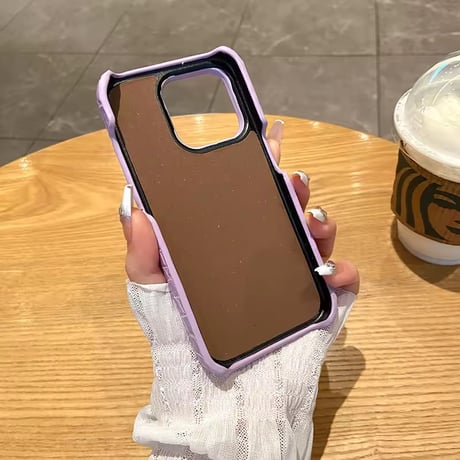 S74691 クロコ風レザータッチiPhoneケース