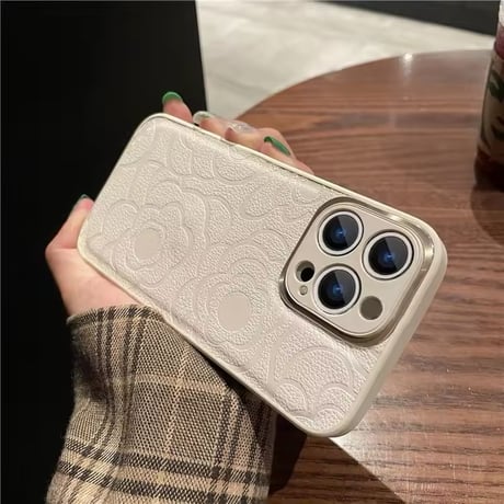 S74513 フラワーエンボスiPhoneケース