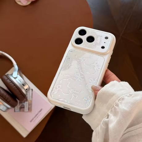 S75619 シルバーリボンiPhoneケース