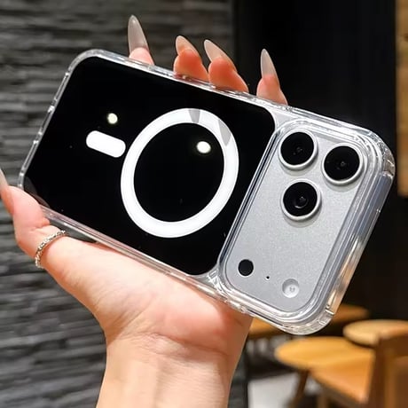 S75155 カラーパネル MagSafe対応クリア iPhoneケース