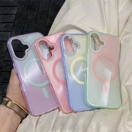 S75420 パステルグラデーションMagSafe対応iPhoneケース