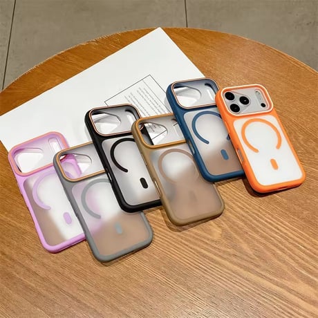 S75309 カラーフレーム MagSafe対応 iPhoneケース