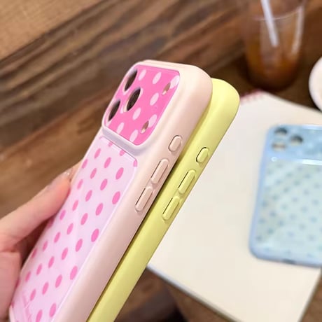 S75498 カラードットiPhoneケース