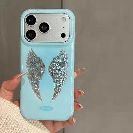 S75675 エンジェルウィンググリッター iPhoneケース
