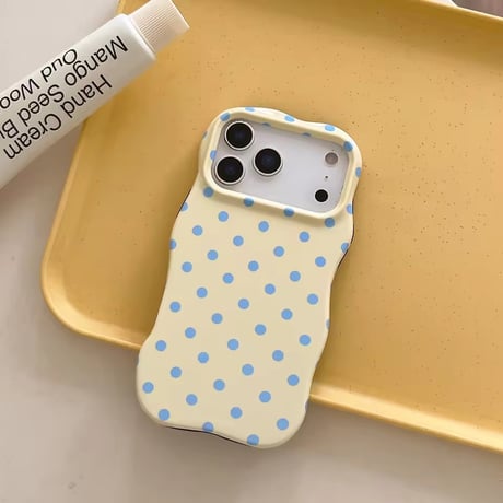 S75461 ゆるウェーブドットiPhoneケース