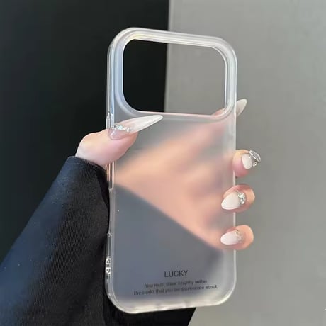 L62479 ミルキーカラー マット iPhoneケース