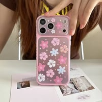 S75637 カラフルフラワーガーデン iPhoneケース