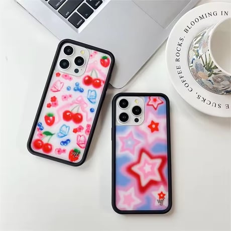 S74815 Y2KポップアートiPhoneケース