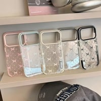 L62461 リボンドットクリアiPhoneケース