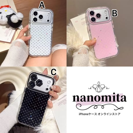 S75345 きらめきスター×ドットiPhoneケース