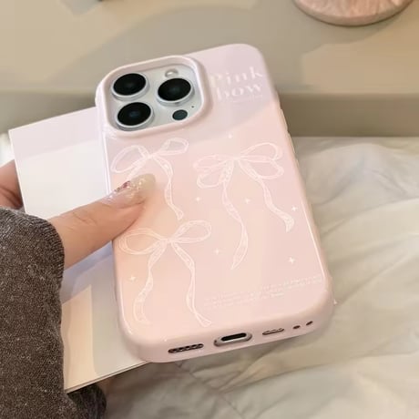 S75002 ピンクリボン iPhoneケース