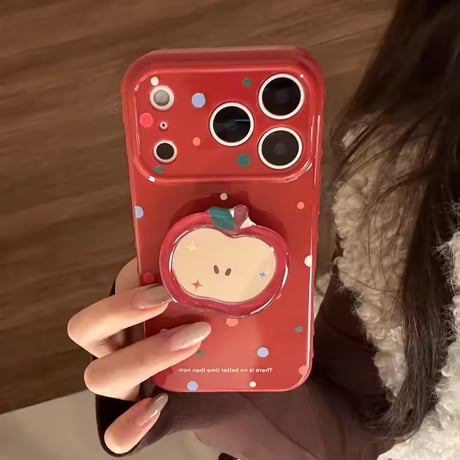 K23166 アップルグリップ付きiPhoneケース