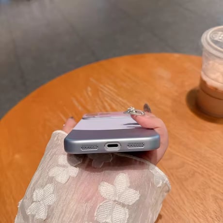 S75040 ツートーンカラーデザイン iPhoneケース