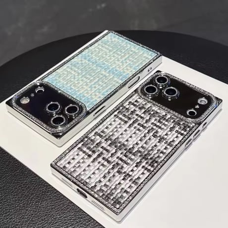 S75098 キラめきツイード iPhoneケース