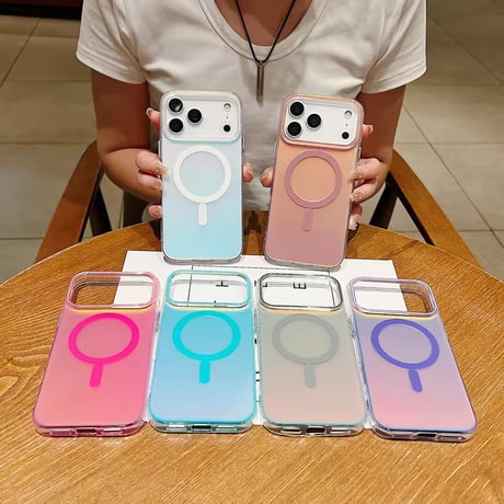 S75052 カラーフレーム MagSafe対応 iPhoneケース