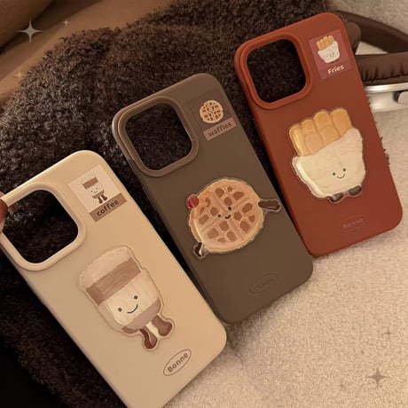 S74378 カフェスイーツフレンズiPhoneケース