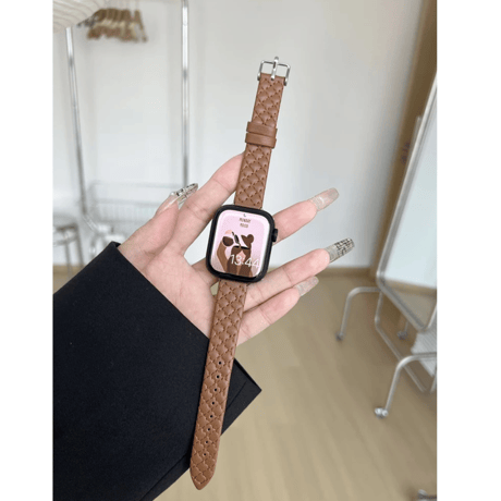 N00046 細身クロスステッチ風 Apple Watchベルト