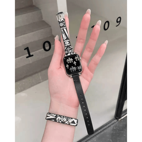 N00041 パターンレザーループ Apple Watchバンド