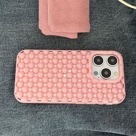 S74780 ぷっくりマカロン立体iPhoneケース