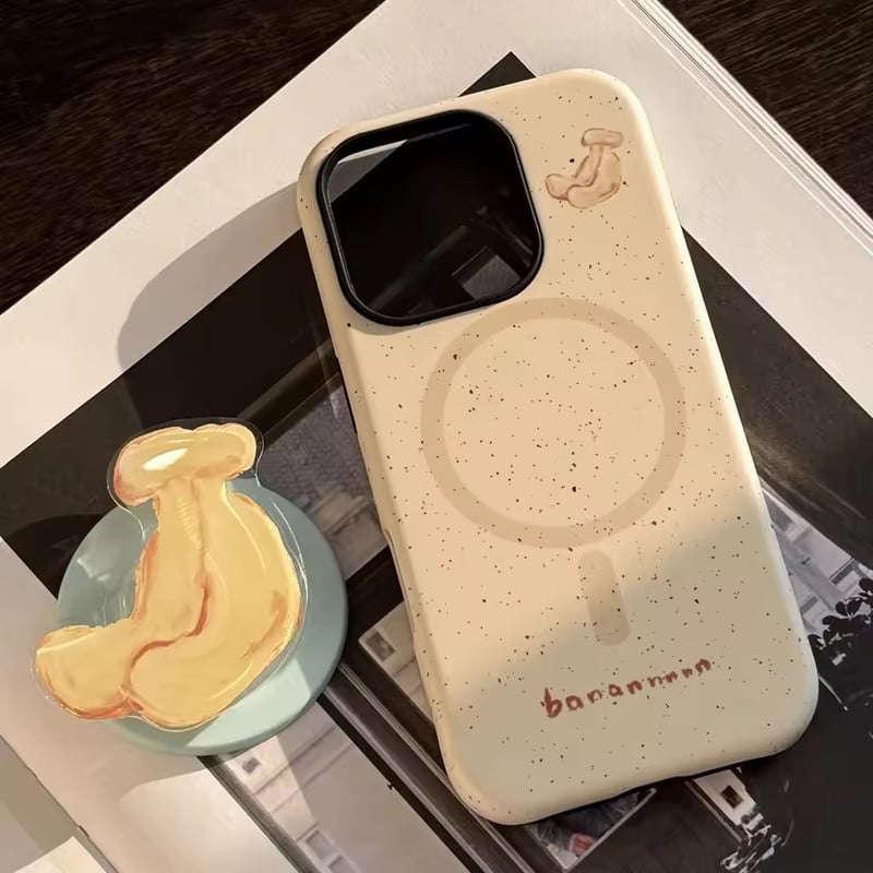 iPhoneアクセサリー KUuu PULOKA Chrome Leather Back Case - Compatible with iPhone 16