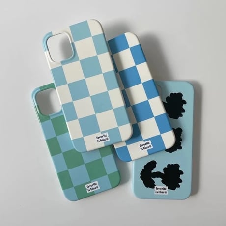 S74637 ブルーにときめくiPhoneケース