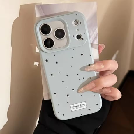 S75677 ちいさな星降るパステル iPhoneケース
