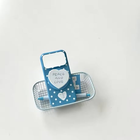 K23106 ハートMagSafeグリップドットiPhoneケース