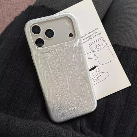 S75369 ニュアンスレザー風 iPhoneケース