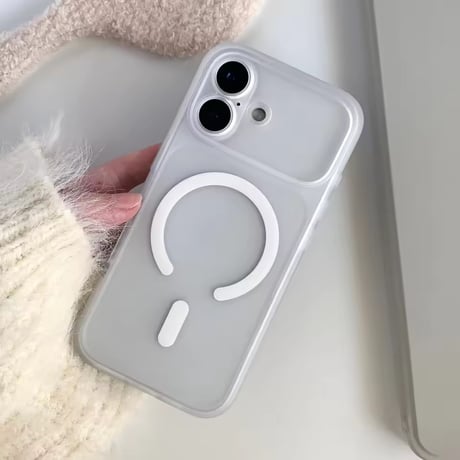 L62413 カラーフレームMagSafe対応 iPhoneケース