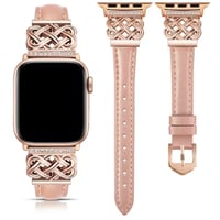 N00144 エレガントチェーンレザー Apple Watchバンド