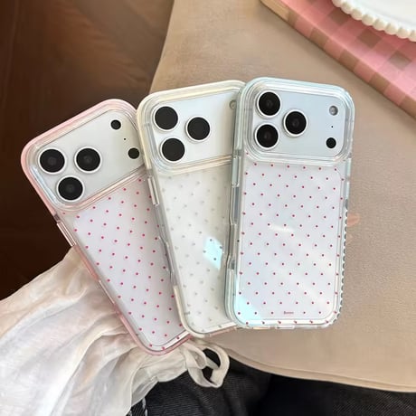 L62478 プチドットクリアiPhoneケース