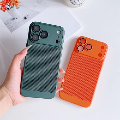 S75089 さらっとメッシュのシンプルiPhoneケース