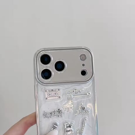 S75395 ミュージックチャームiPhoneケース
