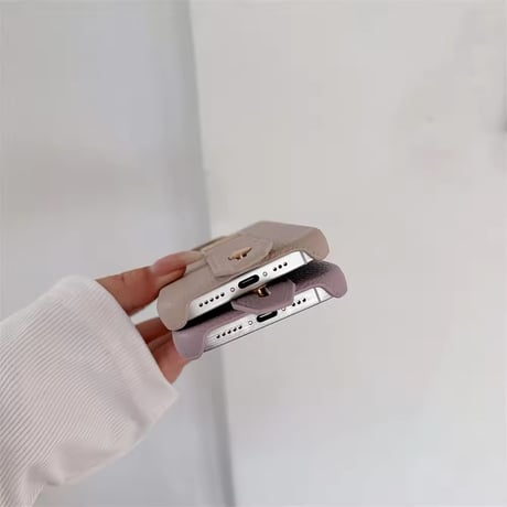 K22701 くすみカラーのマットスタンドケース