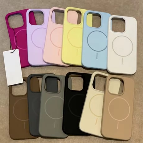 S74929 カラフルシリコン MagSafe対応 iPhoneケース