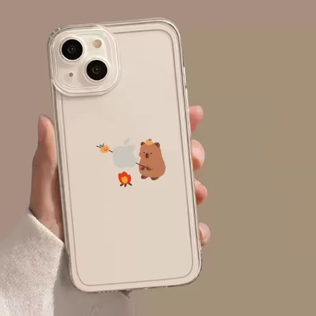 L62311 ほっこりくまさんiPhoneケース