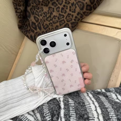 S75314 ローズドット ピンクiPhoneケース