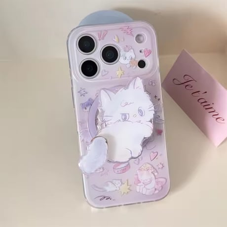 K22994 ゆめねこパステル MagSafeソケット付き iPhoneケース