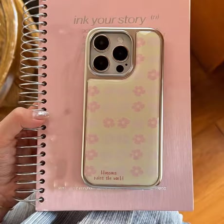 S75360 レトロフラワー iPhoneケース