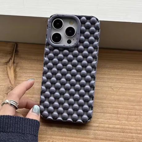 S74780 ぷっくりマカロン立体iPhoneケース