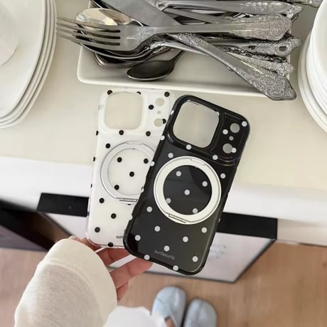 K23169 ドットリングスタンド iPhoneケース