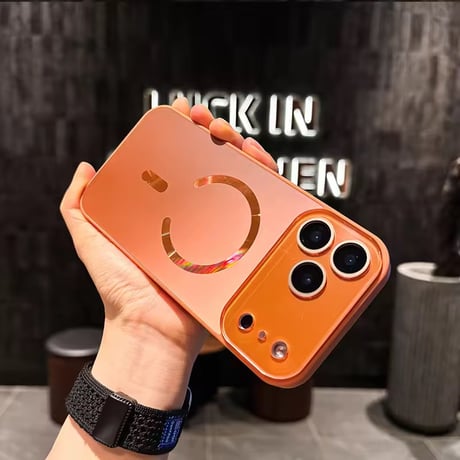 S75083 メタルルック MagSafe対応 iPhoneケース