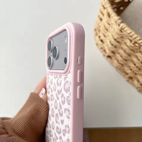 S75156 ピンクエッジ ガーリーアニマル柄 iPhoneケース