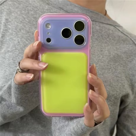 S75681 ポップバイカラー iPhoneケース