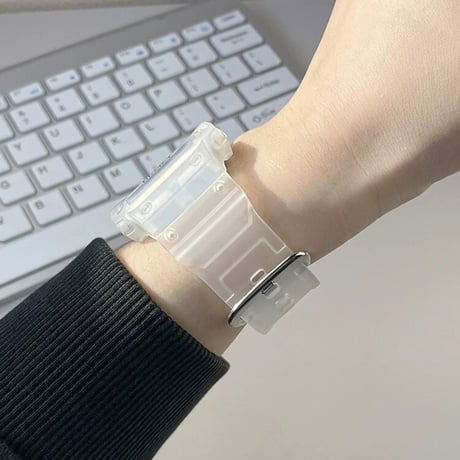 N00105 ホワイトプロテクト Apple Watchベルト