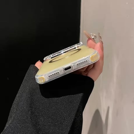 【即納商品】S75096 キラリングMagSafeクリア iPhoneケース