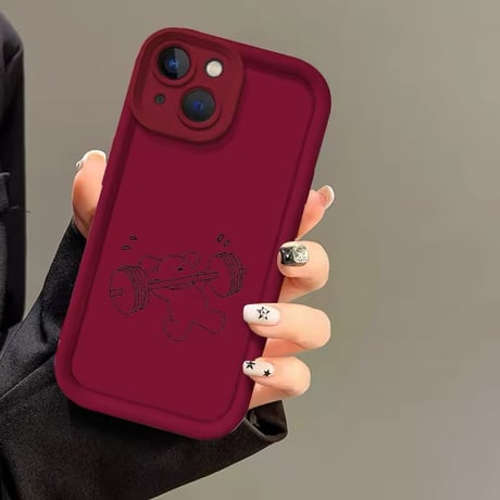 S74645 がんばるくまちゃんiPhoneケース