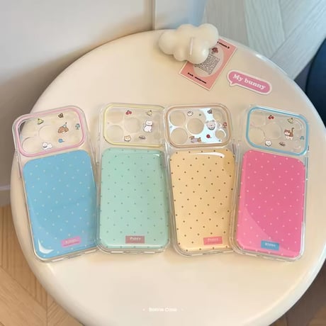 S75689 わんにゃんドットiPhoneケース