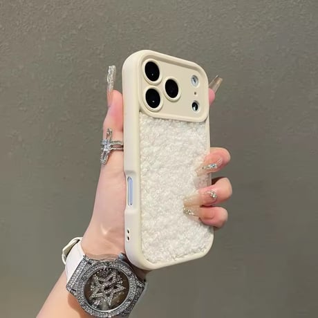 S75124 もこもこボア iPhoneケース