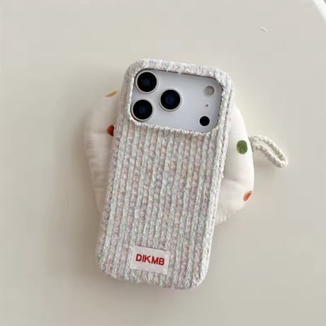 S75233 ツイードニット iPhoneケース